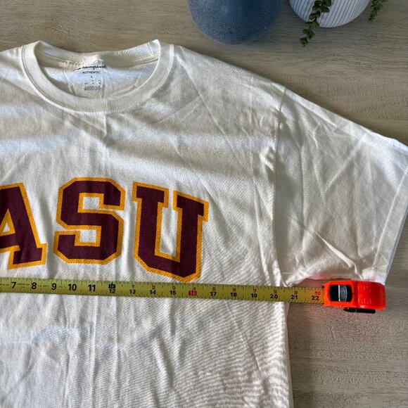 ASU Arizona State University White T-Shirt from Champion Men’s Large - Picture 4 of 8